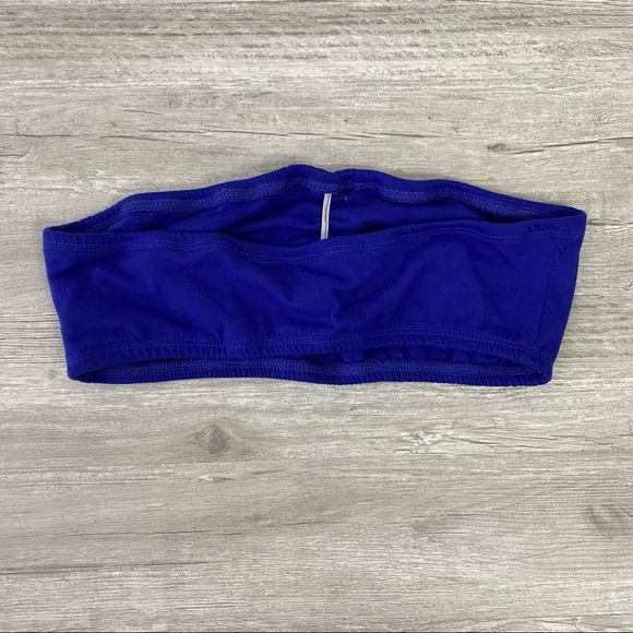 No Boundaries Blue Bandeaus Bra - Picture 3 of 5